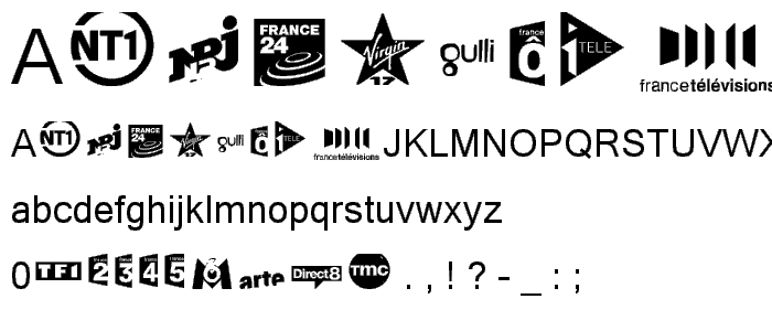 TV FRANCE font